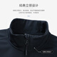Shanshan (FIRS) Velvet Soft Shell Stand Collar Jacket Men's 2025 Autumn and Winter New Business Travel Commuting Light Outdoor Warm Jacket 399 Navy Blue L 175
