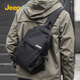 JEEP men's crossbody bag large capacity casual shoulder bag ipad mobile phone bag work commuting travel outdoor cycling chest bag