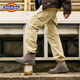 Dickies Martin Boots Herrenstiefel 2025 Herbst- und Winterstiefel Herren hohe Top Retro Trendy Work Stiefel Dicke Sohle Erhöhung Herrenschuhe Maillard Brown 40 [Einen Größe größer, geeignet für Sportschuhe 41]