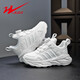 Chaussures blanches du campus Double Star Spring and Automne Mesh Breathable White Children's Sports Chaussures Soft Sofle Lightweight Student Running Shoes FY15246 丨 White [Cuir imperméable] Taille 28 [Taille standard]