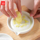 Rihe Sheng Tang ceramic ginger grinder garlic paste ginger grinder disc rub wasabi garlic grinder household manual yam paste grinder 1 grinding disc and small brush