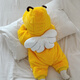 G.duck baby clothes in winter, super cute thickened onesies, baby clothes for boys, winter clothes, plus velvet and warm crawling clothes, cute ones, plush little bee onesies 66cm