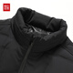 Hongdou 2025 New Thick Down Jacket Middle-aged and Elderly Men Stand Collar Business Casual Warm Dad Jacket Gray 2XL 185