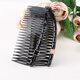 Tang Funi Internet celebrity bangs forehead broken hair hairpin organizer hairpin female head broken hair comb insert comb short hair management headdress medium black (2 pieces)