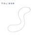 Xie Ruilin (TSL) platinum necklace simple Pt platinum plain chain women's clavicle chain BF469