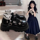 LINBUXAN genuine leather girls' leather shoes 2025 spring and autumn new British style children's black performance shoes princess shoes jk loafers black 26 shoe inner length 16.2cm