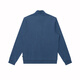 HAZZYS Men's Autumn Casual Top Simple Stand Collar Long Sleeve Sweatshirt Men ABTZE0BDF33 Blue BL L (175/96A 48)