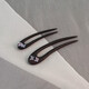 Antimei 2025 new high-end new Chinese-style U-shaped hairpin, high-end antique style hairpin, black sandalwood hairpin, ball head, Chinese style, gilt orange large size (14.5cm)