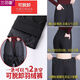 Removable down pants for women to wear high waist thickened warm cotton pants winter middle-aged and elderly loose large size outdoor duck pants black black removable liner counter genuine 2XL recommended 120-135Jin Jin equals 0.5 kg