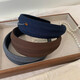 Autumn and winter style headbands with fabric texture, gentle atmosphere, high-top anti-slip headbands, niche high-end hair accessories, headbands - gray