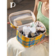 PUUI cosmetic bag portable large-capacity gem plaid storage bag high-end travel toiletry bag