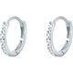 Saturday Fu PT950 platinum simple earrings platinum earrings for women B0911409 about 1.99g one pair