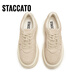 Scatto autumn new all-match white shoes thick-soled height-increasing sneakers platform shoes casual women C2152CM5 milk tea apricot 38