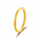 Plain gold ring Sansheng Sanshi golden ring ring for men and women, couple rings, gold-covered silver, shiny plain ring, gold weight 0.32 grams + lifetime quality, No. 13