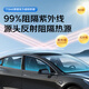 Luodun TPU sunroof ice armor film panoramic sunroof roof insulation sun protection explosion-proof car glass film protective film skylight sunroof TPU sunroof ice armor