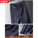 Hengyuanxiang middle-aged dad's new men's sports pants loose straight sweatpants men's casual pants elastic waist pants autumn and winter men's pants pure cotton spring and autumn blue M 105-120Jin Jin equals 0.5 kg