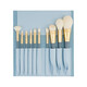 Blue Bridge 10 Makeup Brush Set Beginner Loose Powder Blush Concealer Foundation Eyeshadow Brush Full Set Super Soft Hair 10 Blue Bridge Brush Set + Blue Bridge Bag 1 Piece