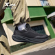 Xtep Backing Running Shoes Sports Shoes Men's Shoes Autumn and Winter New Waterproof Lightweight Shock Absorbing Rebound Anti-Slip Running Shoes Black