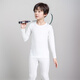 Shengyi new children's tights training clothes football basketball base long-sleeved quick-drying fitness clothes sports suit warm clothes white two-piece set (unisex) 120 (size 24 suitable for 40-50 Jin Jin equals 0.5 kg)