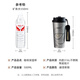HOOMEY thermos cup ceramic covered liner coffee cup boys and girls high-looking straw water cup 2025 new cold cup