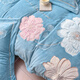 Mercury series home textiles 2025 new solid color embroidered floral milk velvet four-piece set for winter warmth plus velvet double-sided thickening Daisy-baby blue bed sheet style 1.5m four-piece set