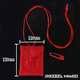 Zhenxi sachet empty blessing bag amulet protective cover brocade bag storage bag red cloth bag storage bag red seam-free button peace blessing bag