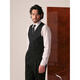 BG Glamurb Light Luxury Brand Vest Mensing Owning осень высококачественный бизнес-стройный костюм Corse Clip Men Men Fortion Top Jupet Navy Blue 48 B
