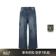 Jnby [mismo modelo en el centro comercial de compras] 25 pantalones de trabajo sueltos de jeans de primavera 5p2e12040 993/denim oscuro azul s
