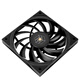 利民（Thermalright）TL-C12015 12cm薄款机箱散热风扇 15mm风扇 4PIN PWM 1500 转速 S-FDB V2轴承 TL-H12015B黑色薄扇【盒装】