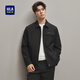 Heilan House (HLA) Jacket Men's 25 New National Premium Lapel Crisp Casual Jacket Men's Autumn Black Inlay R3 M 170/88A Recommended 125~136Jin Jin equals 0.5kg