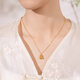 Century Yuan small lucky bag 18K gold pendant as a birthday gift for girlfriend, gold weight 0.17-0.18g