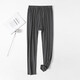 Ultra-thin men's long johns, thin inner wear, slim fit, tight-fitting elastic men's spring and autumn high-waisted bottoming pants, dark gray 3XL (150-170Jin Jin equals 0.5kg)