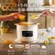 Bear electric stew pot, electric stew cup, soup pot, stew pot, baby food pot, porridge pot, porridge baby stew pot, health care tool for 1-3 people, porridge cooker DDG-H15Z6 1.5L