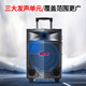 Patriot S63 square dance audio wireless Bluetooth high-power outdoor audio trolley speaker portable heavy bass karaoke stall amplifier megaphone speaker single microphone version