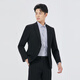 Lilang Shopping Mall Suit Suit Men's Business Formal Wear Two-piece Suit Wedding Autumn 2025 New Style Black (25QXF121SA) 175A