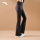 ANTA (ANTA) freedom pants丨High-waisted tummy-tightening butt-lifting trousers for women autumn and winter new slim-fitting Pilates yoga pants sports trousers basic black-2 M (female 165)