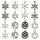 Autres accessoires d'accessoires d'alliage de flocon de neige mixte