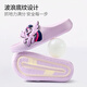 My Little Pony Children's Slippers Girls' Non-Slip Bathing Indoor Home Baby Cartoon Soft Soled Kindergarten Slippers Taro Purple-Purple Joy 24 Inner Length 17.5cm Suitable for Feet Length 16.5-17cm