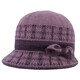 Winter thickened warm wool hat for the elderly, grandma, middle-aged and elderly windproof neck protection knitted cotton hat, multi-color one-size-fits-all purple one-size-fits-all