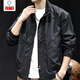 Kuraishi Kazuki high-end outdoor handsome men's jacket spring and autumn new American casual stand collar loose short work jacket Moni Green XL suitable weight 135-150Jin Jin equals 0.5 kg