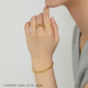 Chow Sang Sang Love Guardian Ring V&A Series 18K Gold Heart-Shaped Tiger Eye Stone Ring 94117R Pricing 13 Circles