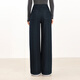 Eveli (eifini) Jiang Xin endorses Eveli herringbone velvet jeans straight wide-leg floor-length pants 2025 winter new style dark navy M 105-115 Jin Jin equals 0.5 kg waist circumference 70