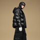 Gao Fan and Tian Xuning same style black gold goose down jacket Pioneer 5.0 five grid 2025 new down jacket black 5.0 M