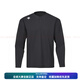 DESCENTE Essential series simple Henry collar quick-drying long-sleeved T-shirt sweater for men BK-BLACK L