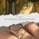 BOEAY morning and evening couple's ring 999 sterling silver ring women's men's and girls' Zhongjiujiu proposal 520 Valentine's Day gift free engraving 999 silver morning and evening couple's ring