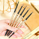 Shiyiting eyebrow pencil is waterproof, sweat-proof, not easy to fade, small gold bars, small gold chopsticks, long-lasting, not easy to fade, extremely fine men and women, fine head eyebrow pencil 04# gray * 3 pieces