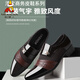 Scarecrow (MEXICAN) lace-free leather shoes autumn trend men's gloss leather shoes casual shoes breathable foot cover youth versatile pointed toe large size 9921 gloss black foot cover 38