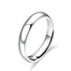 MZMZ platinum ring men's pt950 platinum ring trendy glossy tail ring single ring Valentine's Day birthday gift for girlfriend Light luxury - closed mouth/engraving customized photo here (remarks)