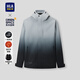 Recommended by the male chairman of Heilan House (HLA) Jacket 230A Oriental Space Co-branded Jacket 25 New Winter Blue Gray Gradient P0 L 175/92A Recommended 137~150Jin Jin equals 0.5 kg