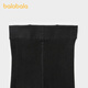 Balabala shopping mall same style children's pantyhose baby leggings girls dance socks brushed single pack black tone 00399 5-7 years old 120cm